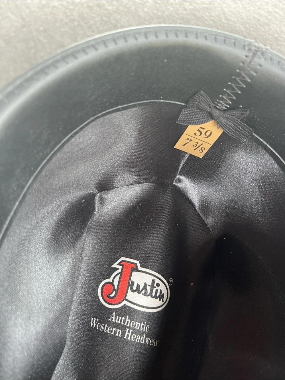 JUSTIN Classic Grey Wool Felt Cowboy Hat - Men Accessories   7 3/8